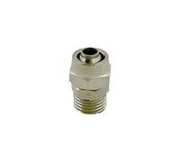 Raccordo Pneumatico a Calzamento Tubo da 10mm e Filetto Gas Maschio 1/4” - Conf. 15 pezzi