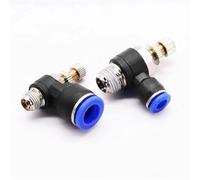 Raccordo pneumatico a collegamento rapido SL tipo 4 6 8 10 12 mm M5 1/8" 1/4" 3/8" 1/2" Valvole di regolazione della velocità dell'aria Valvola a farfalla 1 pz(SL12-03)