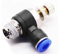 Raccordo pneumatico a connessione rapida SL tipo 4 6 8 10 12 mm M5 1/8" 1/4" 3/8" 1/2" Valvole di regolazione della velocità dell'aria Valvola a farfalla(SL8-02)