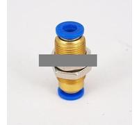 Raccordo pneumatico a sgancio rapido for raccordo con passaparete, diametro esterno del tubo 6 mm