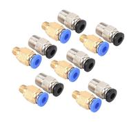 Raccordo Pneumatico Dritto 20 Pezzi Push Connect per Stampanti 3D Bowden Ex PC4-M10/PC4-M6 Fittg Pc4-m6 Raccordo Pneumatico Push to Connect 10 * 8 * 2