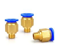 Raccordo pneumatico for aria compressa PC 4/6/8/10/12 mm Filettatura 1/8 1/4 3/8 1/2 Raccordi for tubi flessibili Connettori rapidi for tubi 10 pezzi(10-03)
