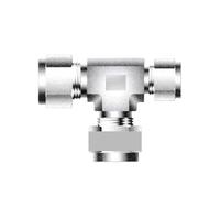 Raccordo pneumatico for aria compressa RUBT 1/8 1/4 3/8 1/2 3/4 Raccordo a T in acciaio inossidabile SS316L for idraulica, 5 pezzi/lotto(RUBT-02-01 1-4 1-8)