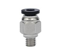 Raccordo pneumatico for stampante 3D PC4-M6 PC4-01, attacco rapido con filettatura esterna, connettore passante dritto 10 pezzi(PC4-M6 10PCS)