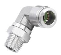Raccordo pneumatico for tubo con diametro esterno 4 6 8 10 12 14 16mm 1/8" 1/4" 3/8" 1/2" BSP BSPT(PL8-04 (8mm-1l2))