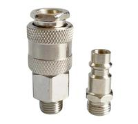 Raccordo pneumatico PM/SM20 Accoppiatore connettore di accoppiamento standard UE per compressore con filettatura maschio G1/4, 1 pezzo (SM20)