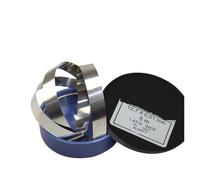 Raccordo pneumatico Spessore sottile dello strato della piastra della guarnizione dello spazio acciaio inossidabile 304 di precisione 0,005-1 mm Larghezza 12,7 mm Lunghezza 5000 mm(0.05x12.7x5000mm)