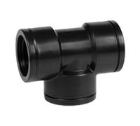 Raccordo Poliprop Tee a 90 Femmina 1¼ 10 Pezzi