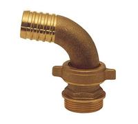 raccordo portagomma 3 pz curvo in ottone per tubi Ø 1-1/4" x 30 mm