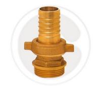 raccordo portagomma 3 pz diritto in ottone per tubi Ø 1-1/4" x 30 mm