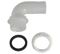 Raccordo Portagomma a Gomito 90° Ø 38 mm - Filetto 1 1/2