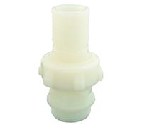 RACCORDO PORTAGOMMA DIRITTO ø 20 x 3/4 - In tre pezzi. In nylon. -