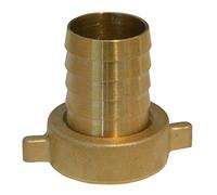 Raccordo Portagomma In Ottone Modello Dritto. Per Elettropompa Travaso.