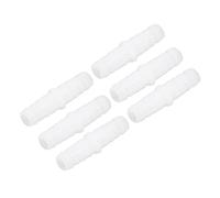Raccordo Portagomma in Plastica 10 Pezzi, Adattatore Giunto Resistente All'usura Durevole per Pompa e Tubo in Silicone (9-9 mm dritto)