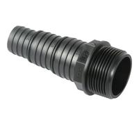 Raccordo portagomma maschio pp diritto 1"-1/4 Nero