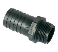 Raccordo portagomma maschio pp diritto 2" x 50 mm Nero