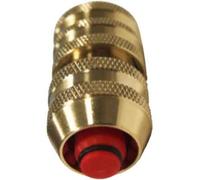 RACCORDO PORTAGOMMA RAPIDO IN OTTONE 'ACQUASTOP' 3/4""
