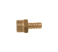 Raccordo portagomma semplice M per gas 3/8 gpl