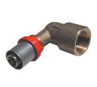 RACCORDO PRESS CURVO FEMMINA PER MULTISTRATO 3/4 x 26