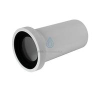 RACCORDO PROLUNGA RIGIDO DRITTO WC Ø90 Ø100 Ø 110 E ROSONE PVC MADE IN ITALY