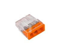 Raccordo rapido 3x 2,5mm² arancione E.4181T/100pz