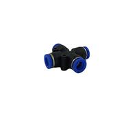 Raccordo rapido a croce tubo/tubo da 8mm - Conf.10 pezzi