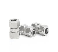 Raccordo rapido a torsione for tubo flessibile da 4, 6, 8, 10, 12, 14, 16 mm, in acciaio inox 304, pneumatico, aria, 1 pezzo(10x8mm-8x5mm)
