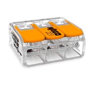 Raccordo rapido con leva 3x 0,5-6mm² trasparente 221 221-613