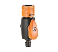 RACCORDO RAPIDO CON RUBINETTO M/F IN BLISTER 8601 - 2 blister CLABER