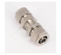 Raccordo rapido for tubo flessibile con passaparete in acciaio inossidabile 304 ODxID 12x8mm