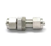 Raccordo rapido for tubo flessibile con passaparete in acciaio inossidabile 304 ODxID 8x5mm