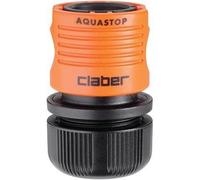 RACCORDO RAPIDO STRINGITUBO + STOP CLABER - 5/8+AQUASTOP SELF 8567- 2 pezzi