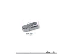 Beta 659/16 - Raccordo con attacco rettangolare femmina 9x12 mm e maschio 14x18 mm