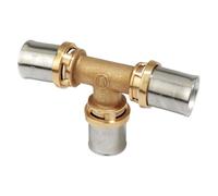 Raccordo ridotto a T Giacomini a pressare 20x16x16x2 mm ottone RM151Y063