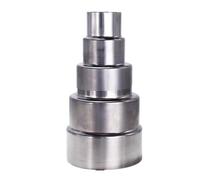 Raccordo riduttore for canna fumaria in acciaio inossidabile, giunto di riduzione, adattatore for camino, accessori for tubi della stufa, 1 pezzo(110mmx50mm)