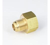 Raccordo riduttore SAE standard da 45 gradi, 1/4" 3/8" 1/2" 3/4" svasato, connettore per tubo in ottone, adattatore per aria condizionata, da 1/4 a 3/8 pollici, dritto