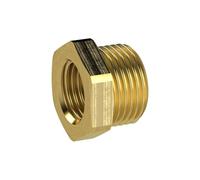 Raccordo riduttore, versione corta, G 3 a., G 2 i., SW 95, ottone, pressione di lavoro max. 25 bar Max. 150 °C