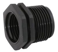 Raccordo riduzione 1" M x 1/2" F Nero