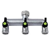 Raccordo rubinetto deviatore acqua a 3 vie indipendenti e regolabili AQUAJET