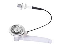 Raccordo scarico eccentrico 80mm con cavo collegato valvola cestello per uso lav