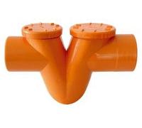 RACCORDO SIFONE MONOLITICO Ø-Ø DIAMETRO 100 mm ARANCIO, ROSSO, ACQUA FO