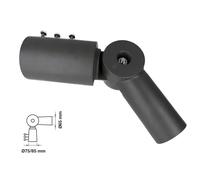 V-TAC VT-795 ADATTATORE REGOLABILE PER LAMPADE ARMATURE STRADALI - SKU 3624