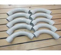 Raccordo stagno in pvc IP65 curva 90° tubo/tubo 10 pezzi da 16mm a 32mm