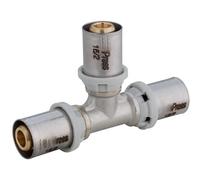 Raccordo "T" a pressare per multistrato Ø 16 x 16 x 16 mm