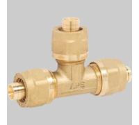 Raccordo a T Ape Diametro 32 mm nichelato 37TL323232