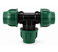 RACCORDO TEE COMPRESSIONE IRRITEC ALTA PRESSIONE PN10 PER TUBO POLIETILENE 3 VIE
