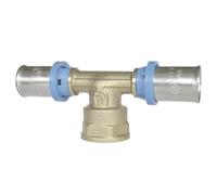 Raccordo TEE Femmina al Centro per Tubo Multistrato a Pressare