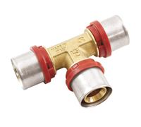 Raccordo Tee Intermedio Pressare per Tubo Multistrato Ø 32 x 32 x 32 TIM
