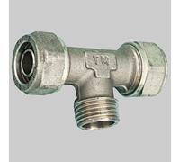Raccordo Tee Maschio per Tubo Cobrapex 22 x ¾ x 22 S. 3 Tiemme