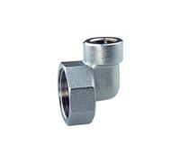 Raccordo terminale a squadra cromato per collettori componibili 3/4" x 1/2" - Far